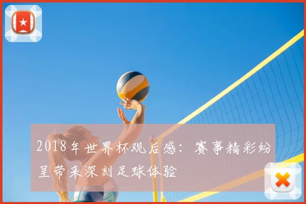 2018年世界杯观后感:赛事精彩纷呈带来深刻足球体验